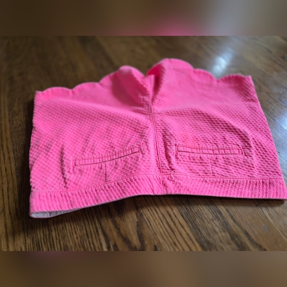 Lilly Pulitzer Pink Scalloped Women Shorts Size 6 - Picture 7 of 7